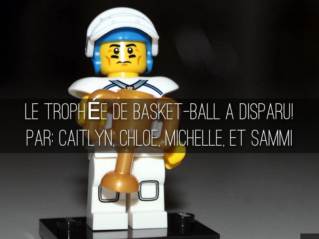Le trophée de basket-ball a disparu!