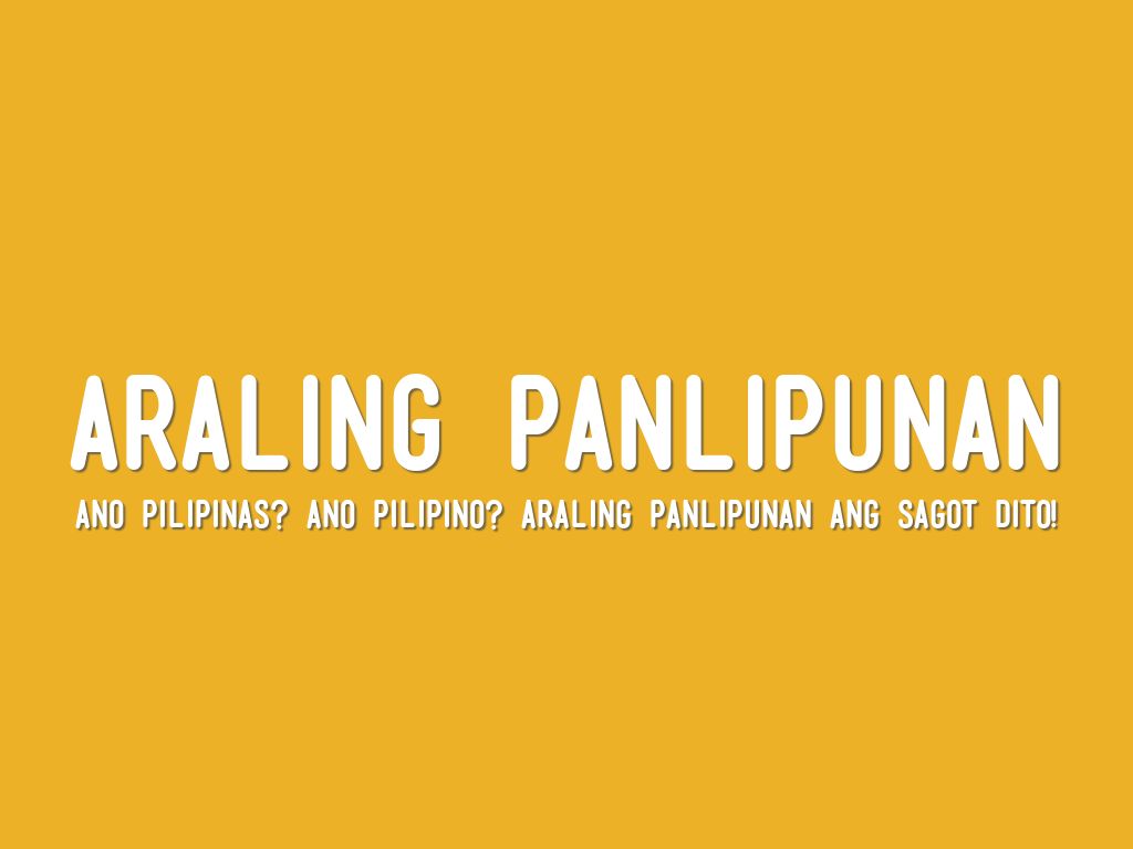 araling panlipunan background