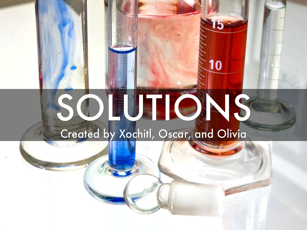 Solutions