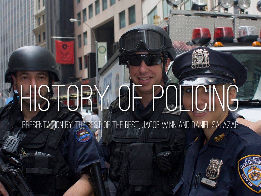 History of policing