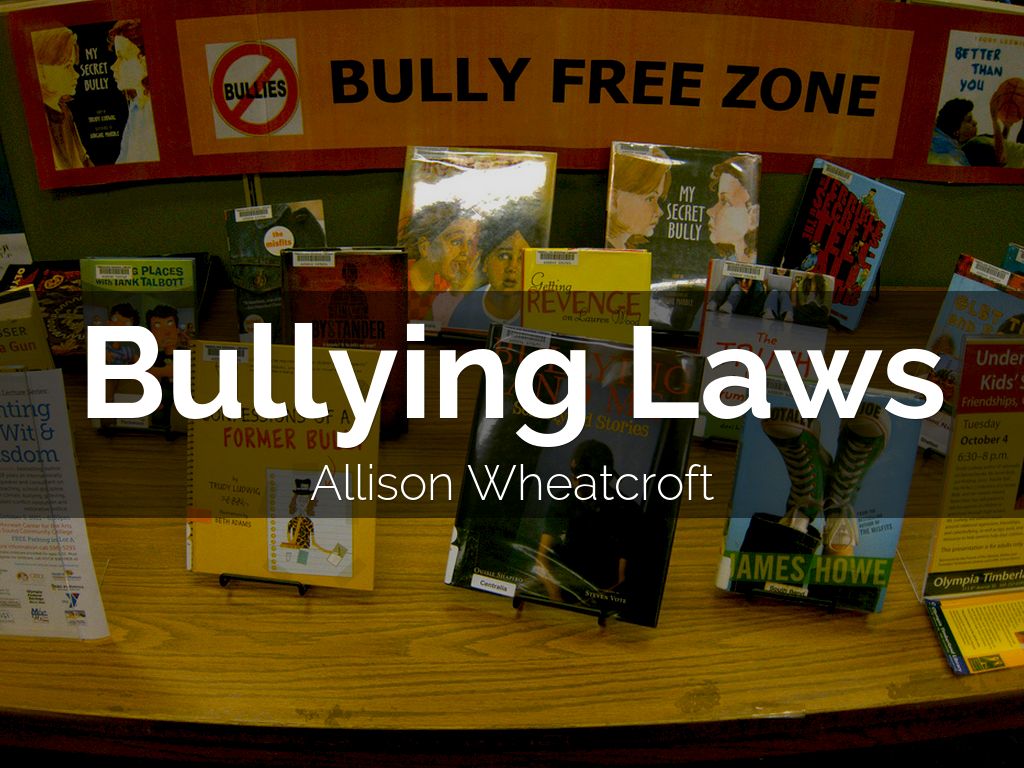 Bullying Laws