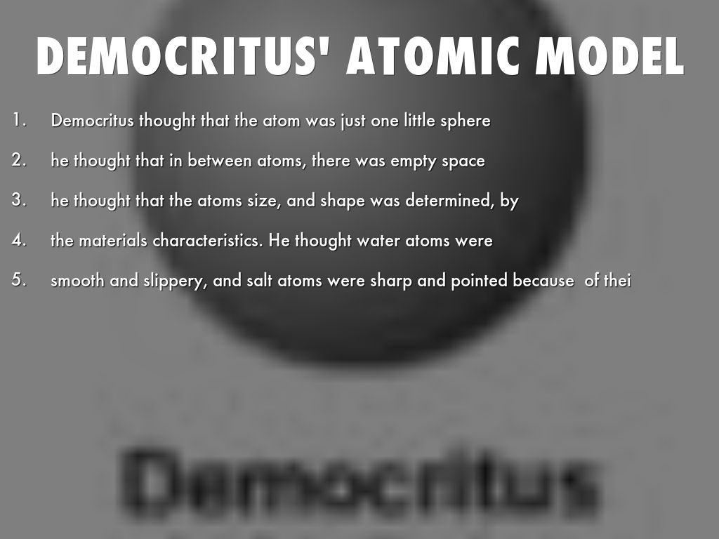 democritus atomic model