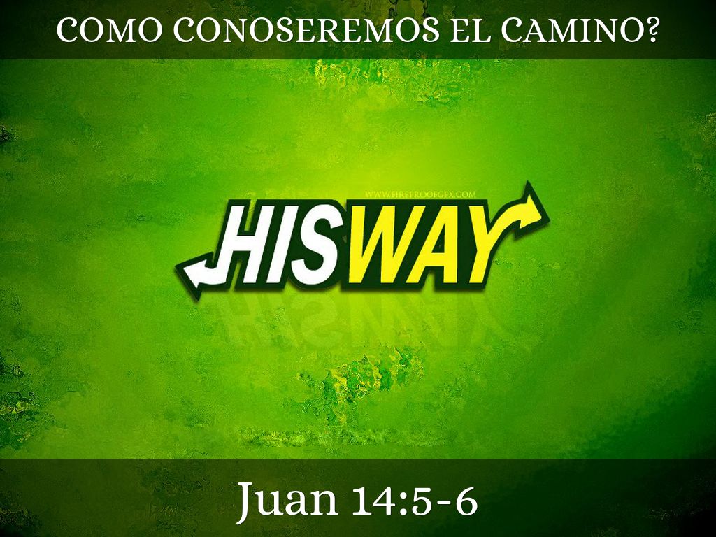 como conoceremos el camino?
