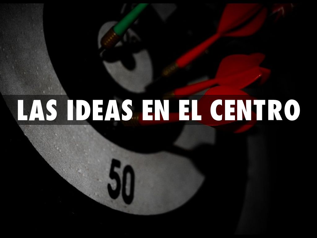 las ideas en el centro