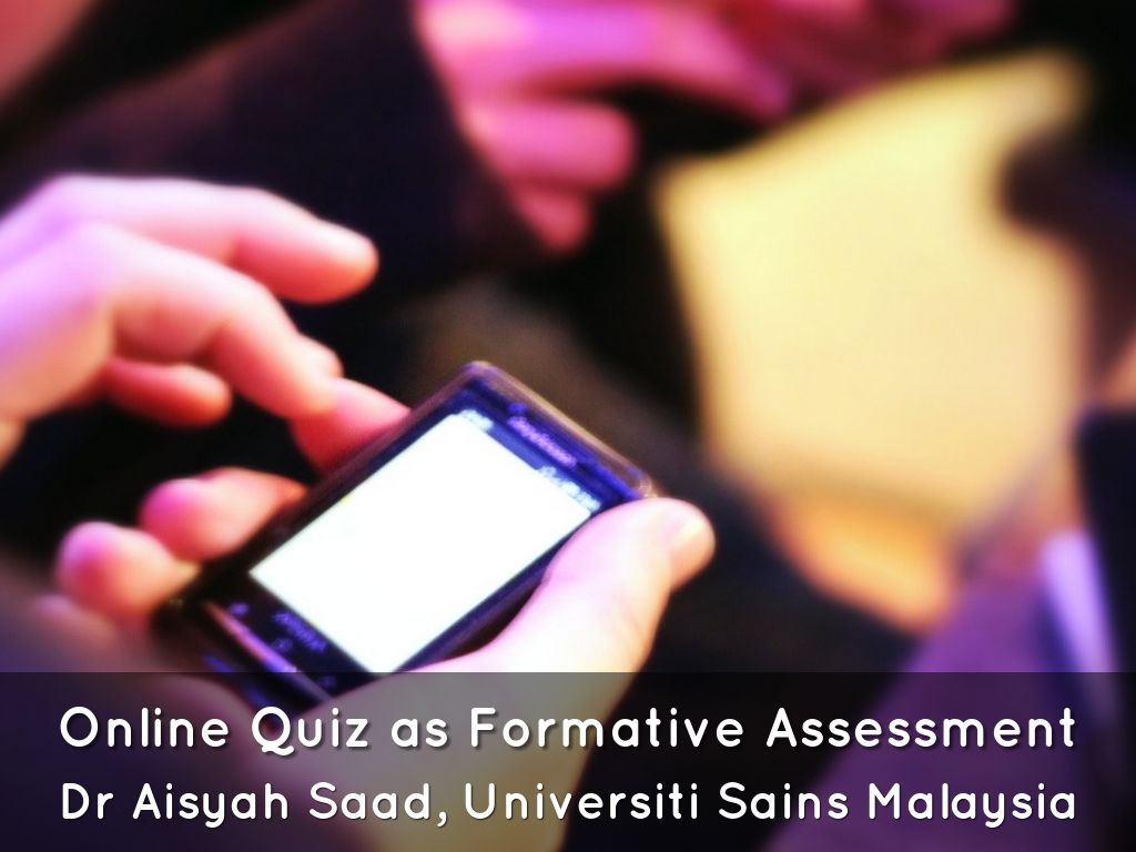 Online Quiz as Formative Assessment