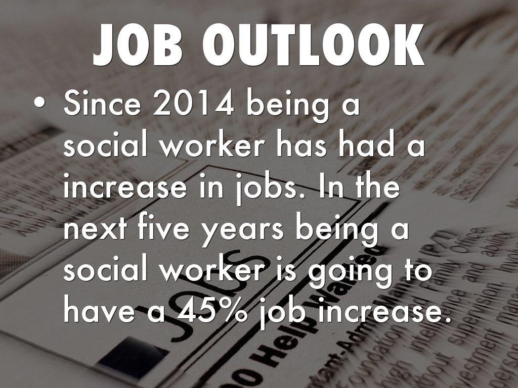 being a social worker