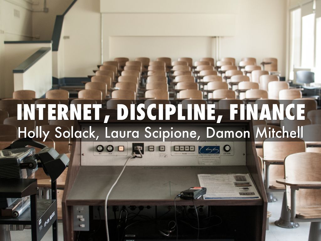 Internet, Discipline, Finance