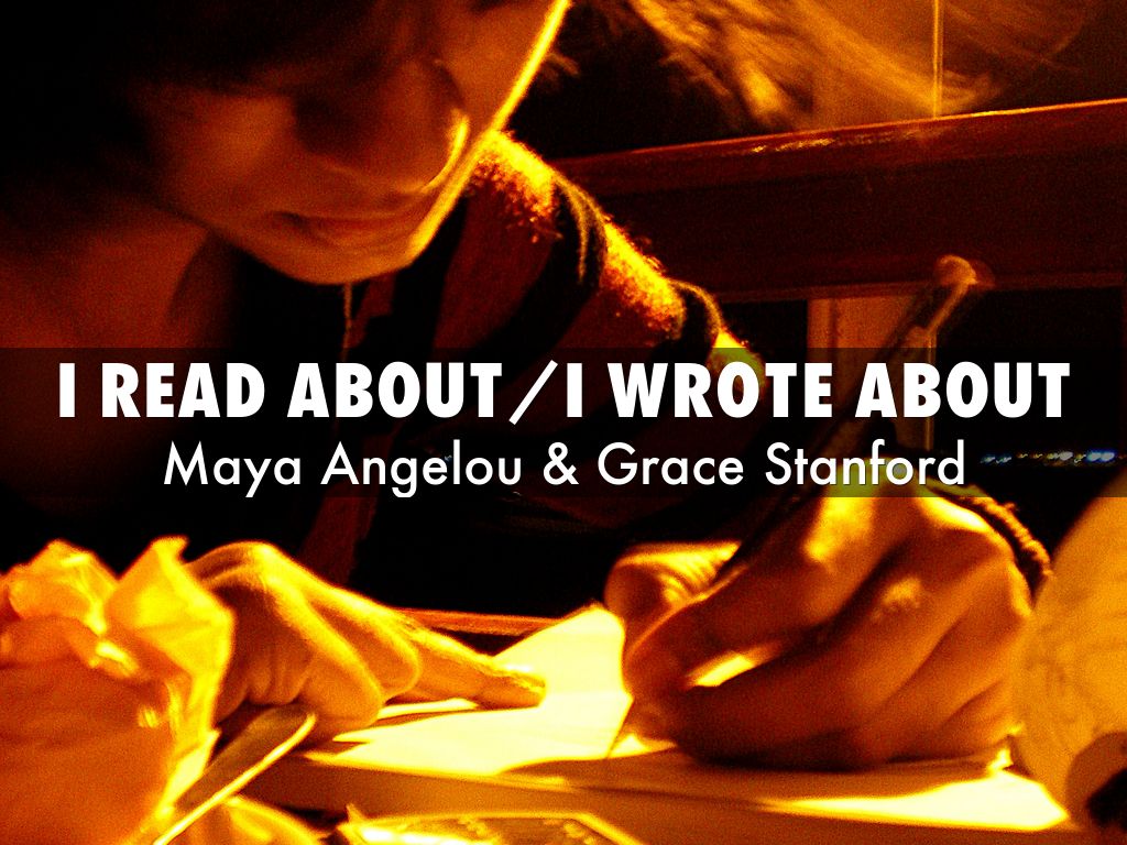 I read about/I wrote about