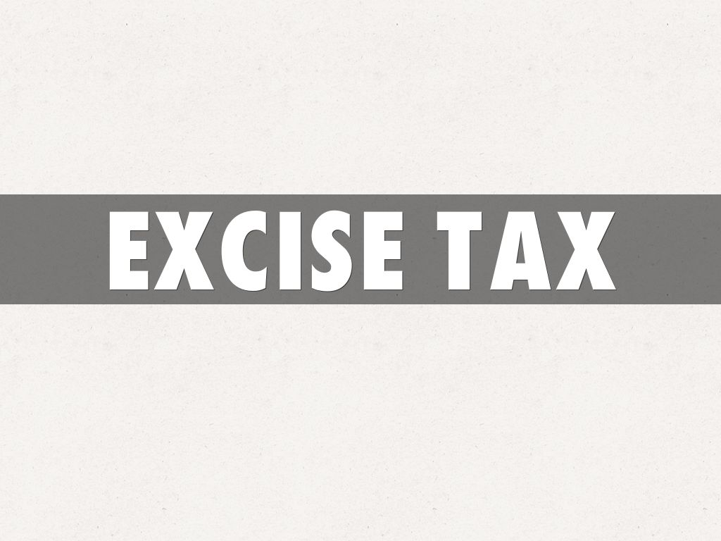 excise tax