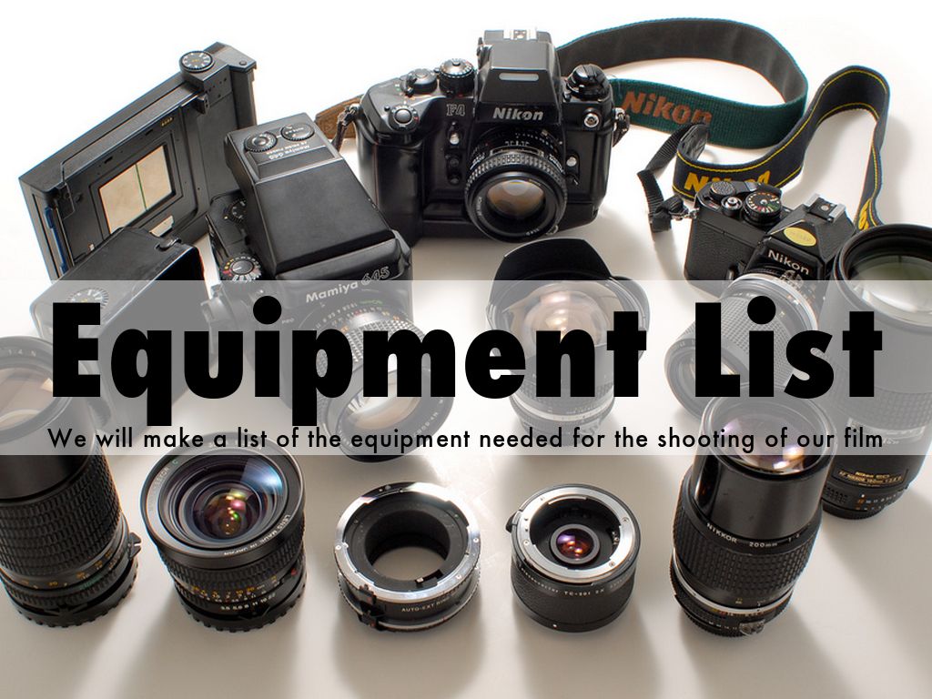 Equipment List