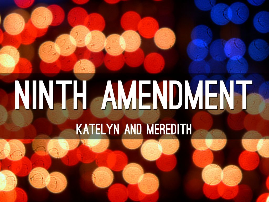 Ninth Amendment