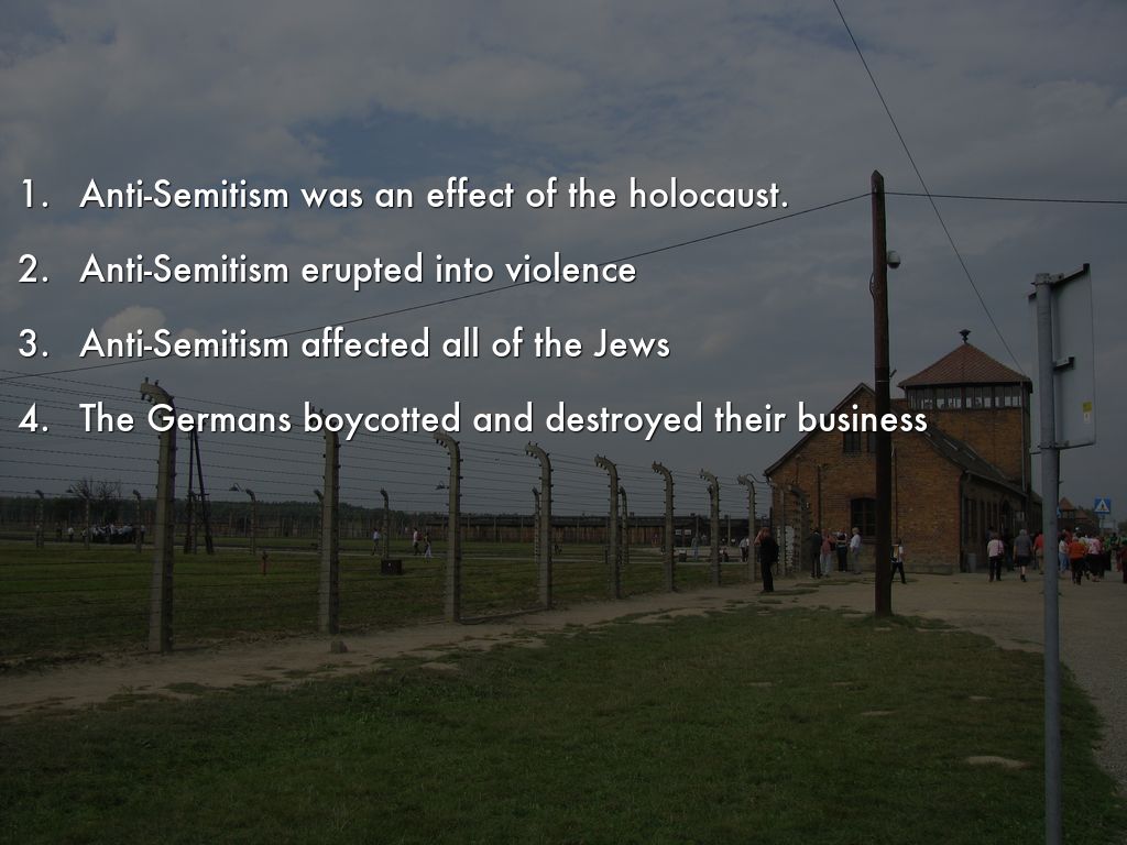 Causes Effects of the Holocaust