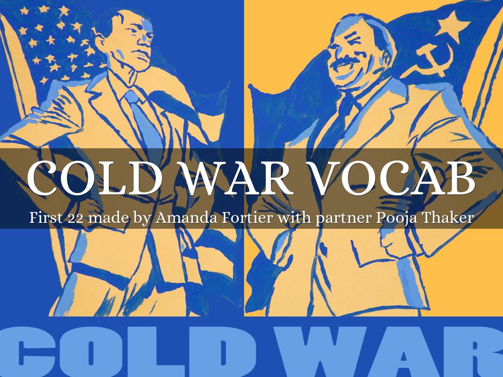 Cold War Vocab