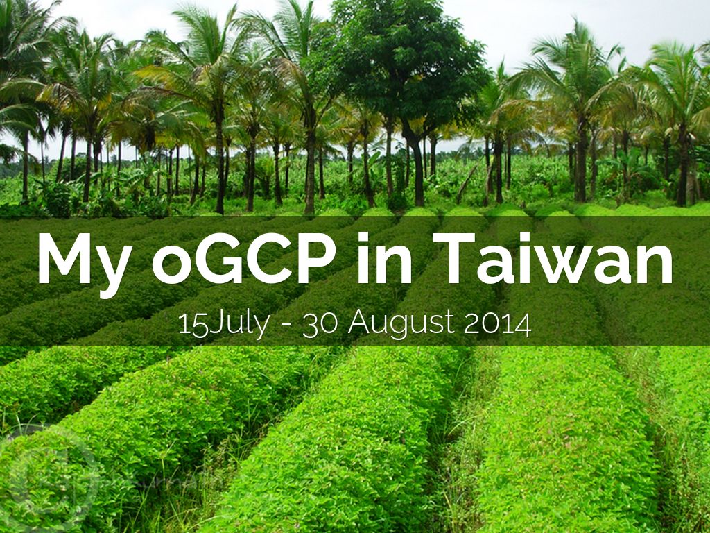 My oGCP in Taiwan
