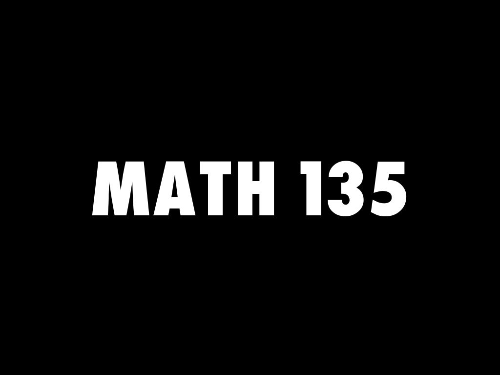 Math 135