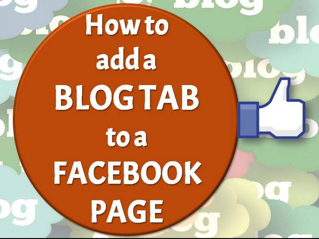 How to add a BLOG tab