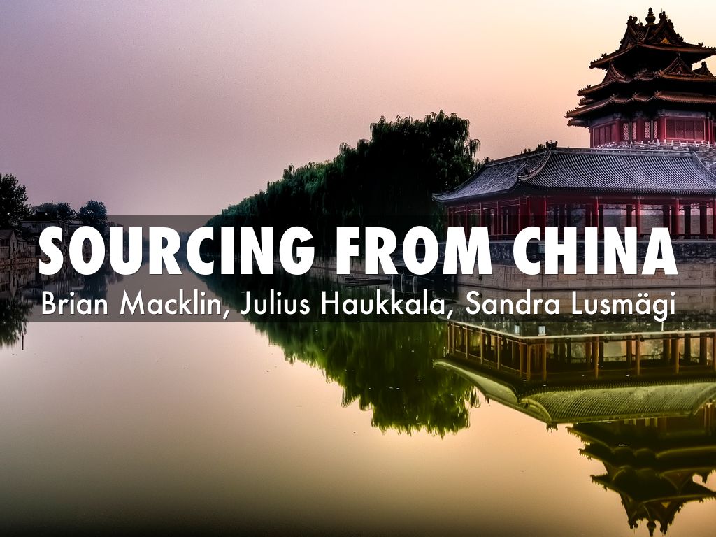 Sourcing from China