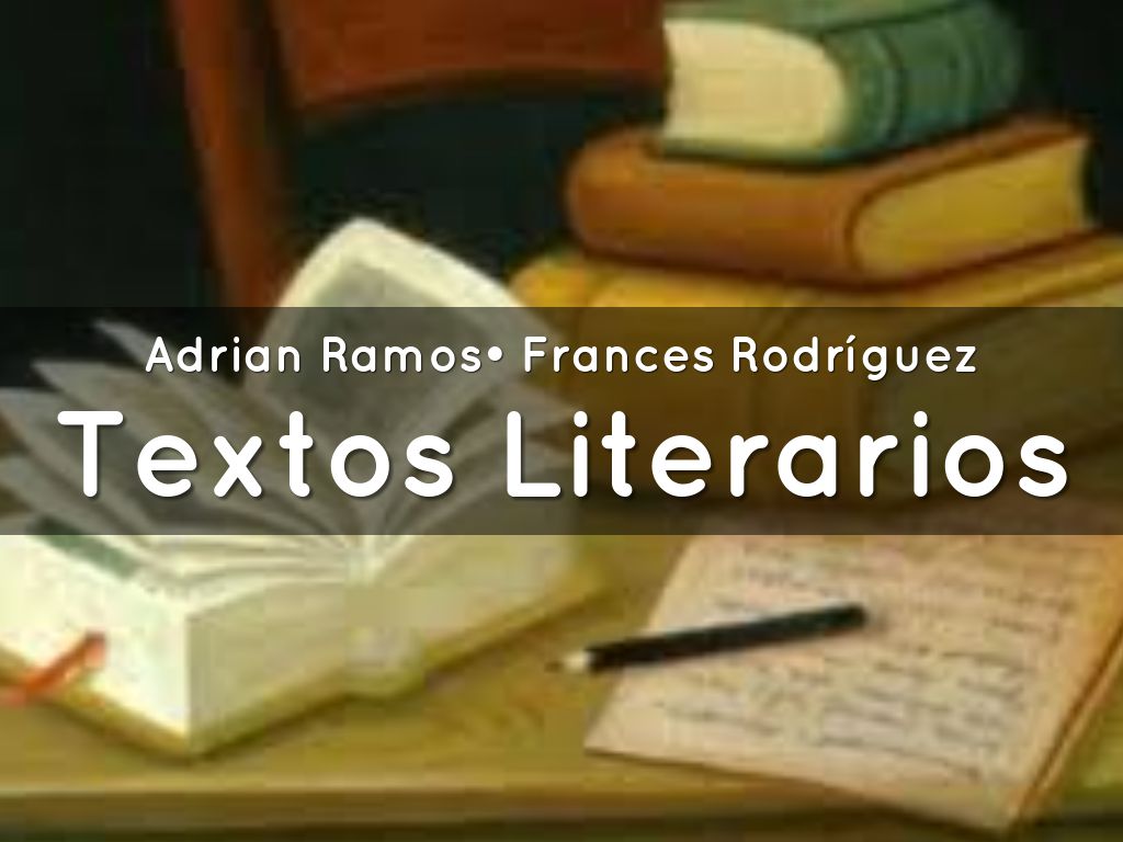 Textos Literarios by francesrodriguezm
