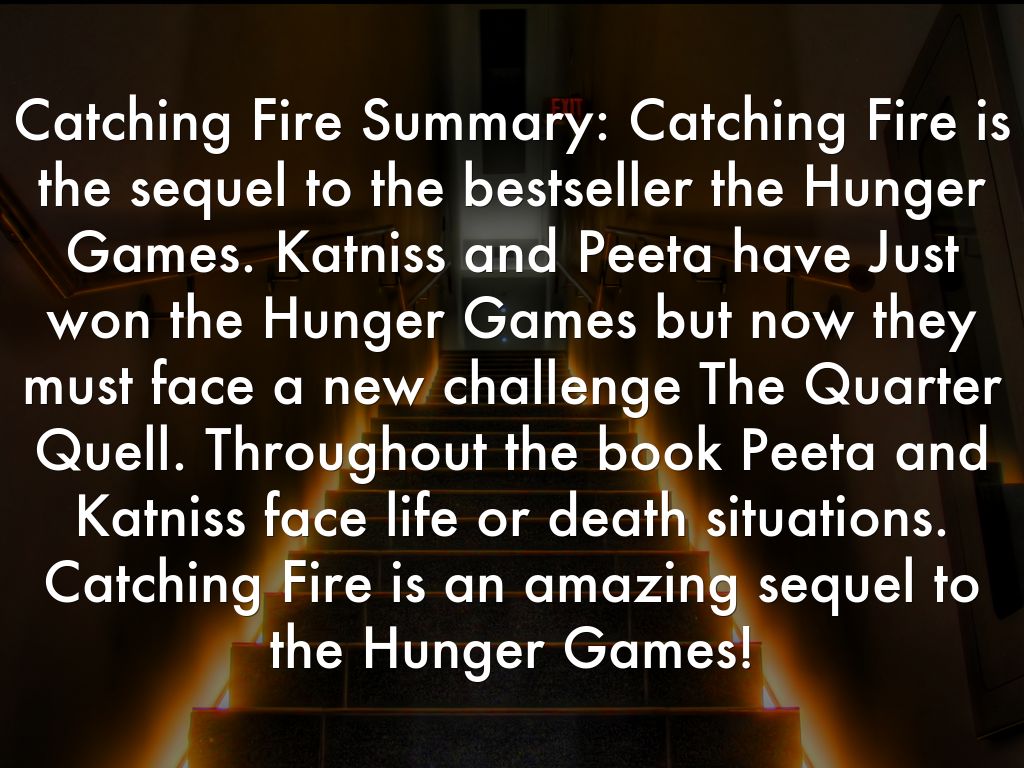 catching fire outline