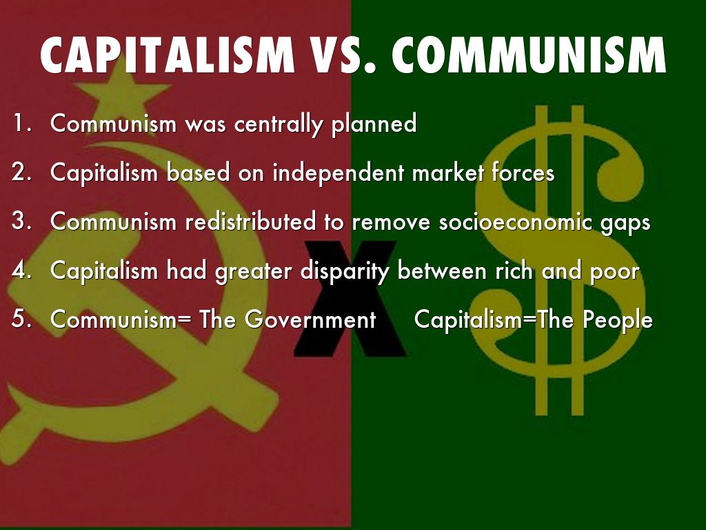 capitalism vs communism cold war