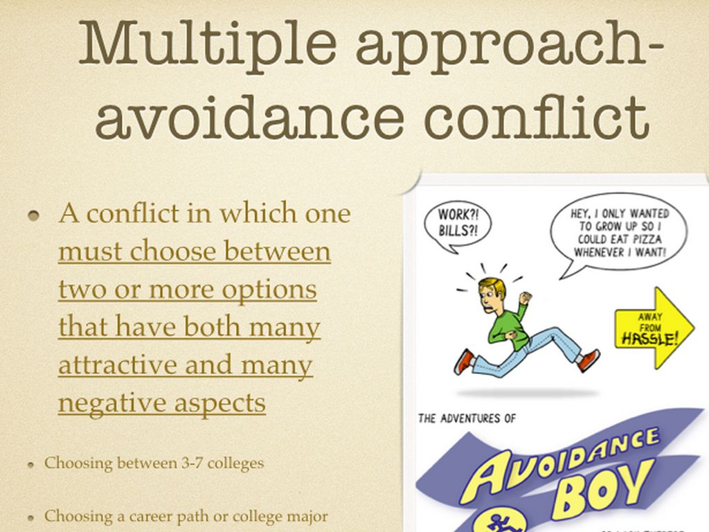 approach conflict example