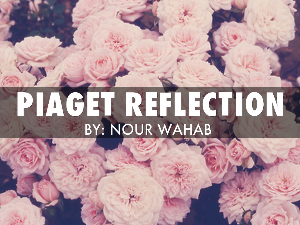 Piaget s Reflection by nour.wahab