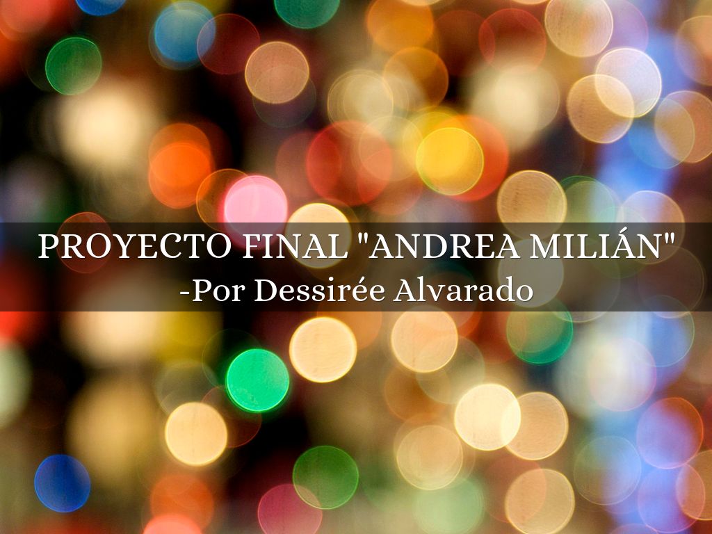 proyecto final "Andrea Milián"