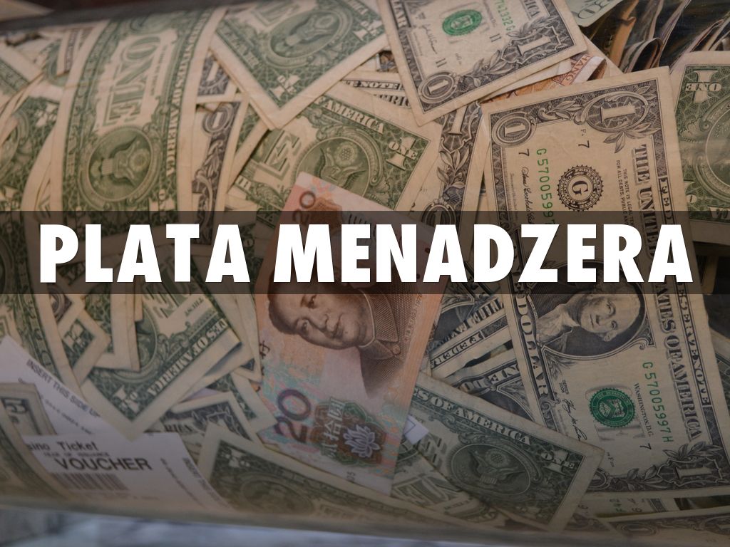 plata menadzera