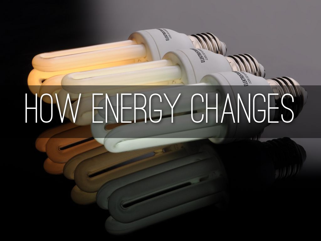 How Energy Changes