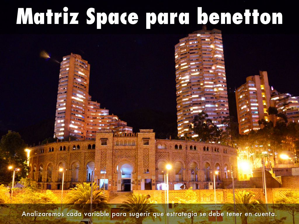 Matriz Space para benetton