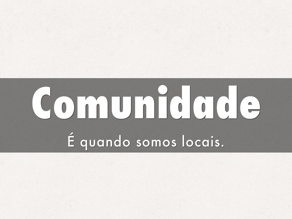 Comunidade