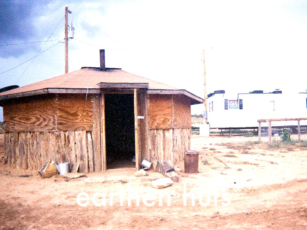 earthen hut