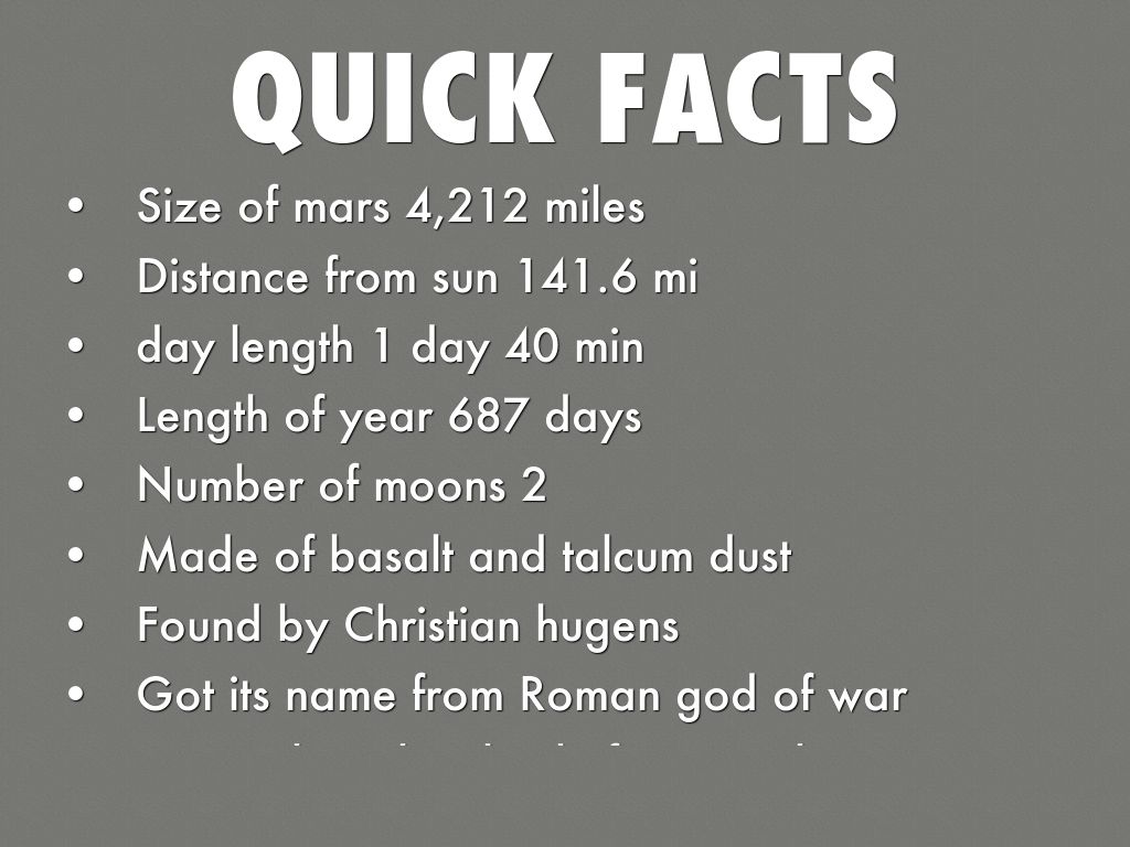 Mars Project