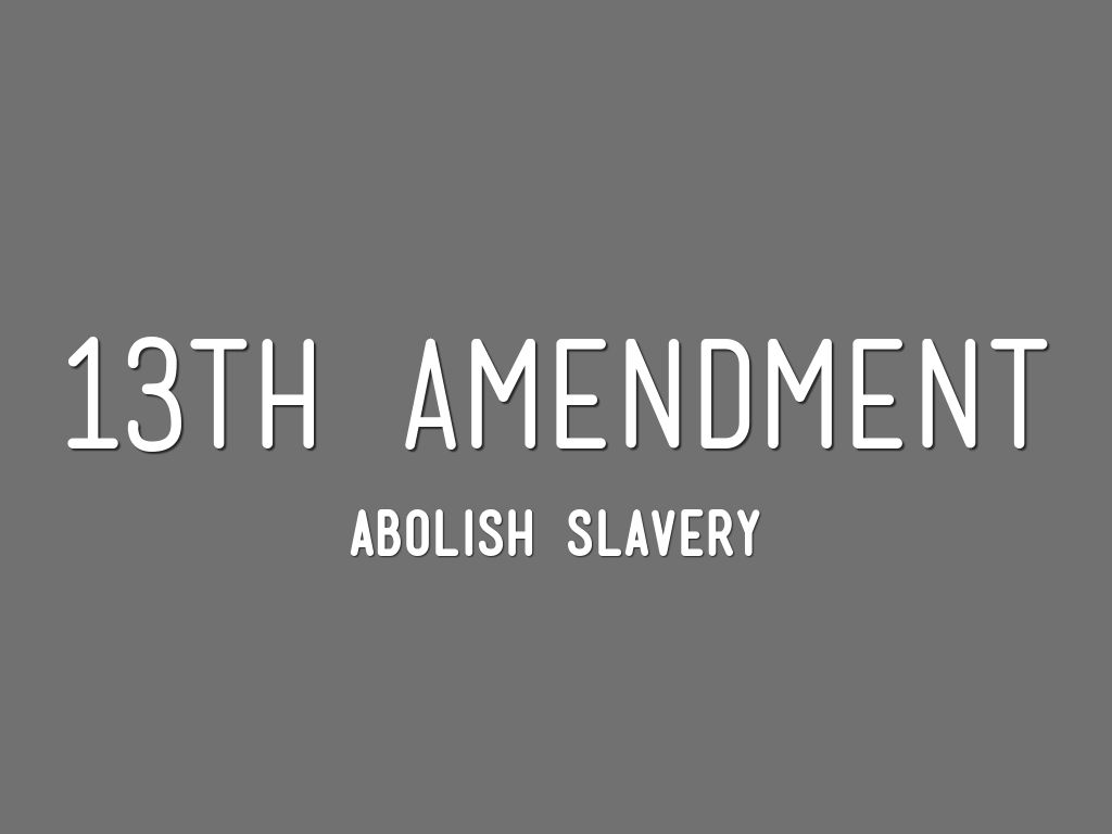 13th Amendment