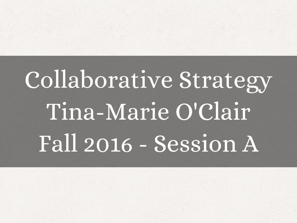 Fall 2016 - Session A 