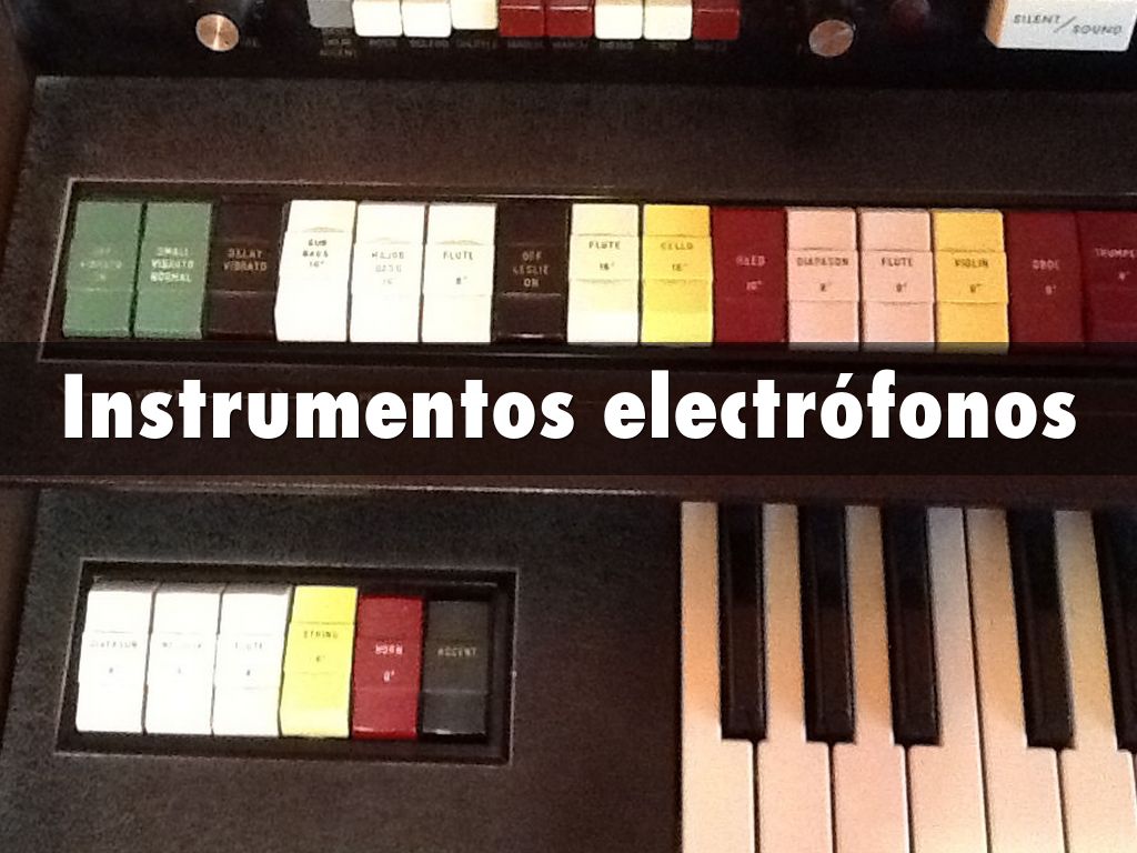 Instrumentos electrófonos