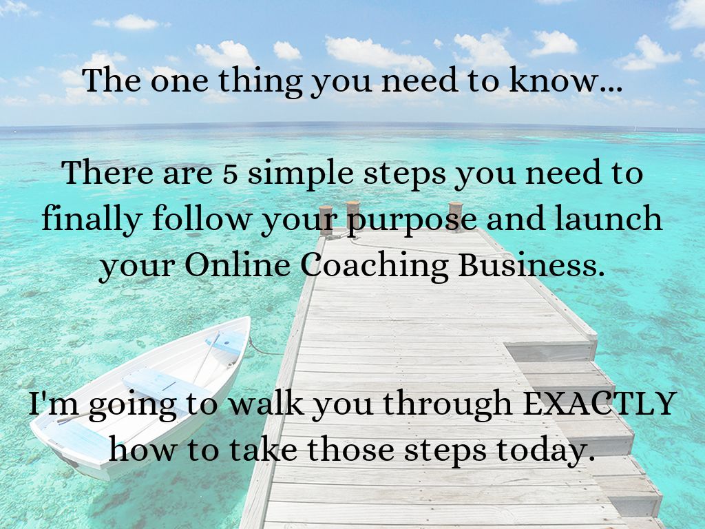 The 5 Steps to attract High End Coaching Clients,