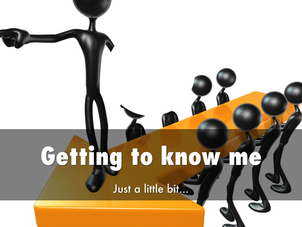 Getting to know me
