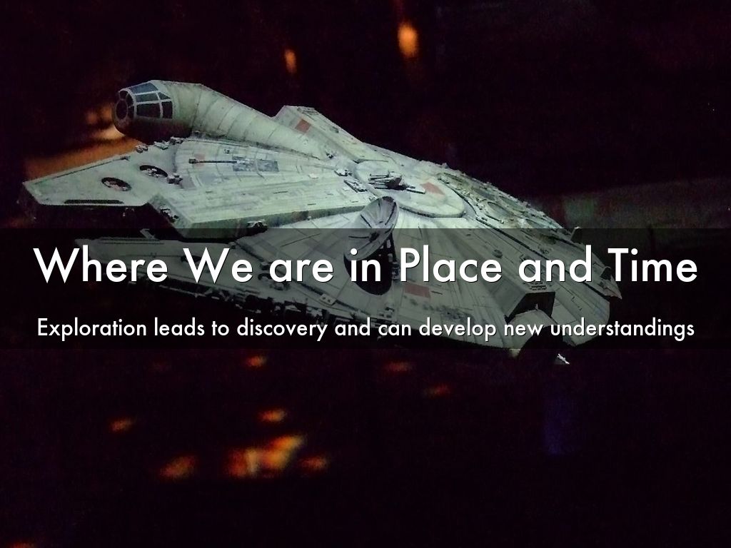 Where We are in Place and Time