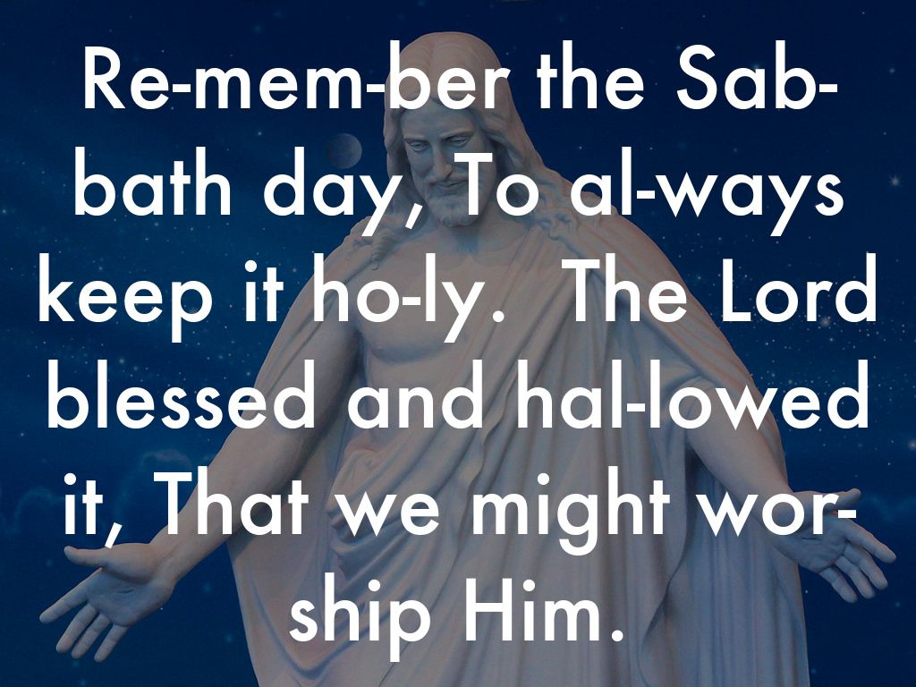 Remember The Sabbath Day by Kekau Arakaki