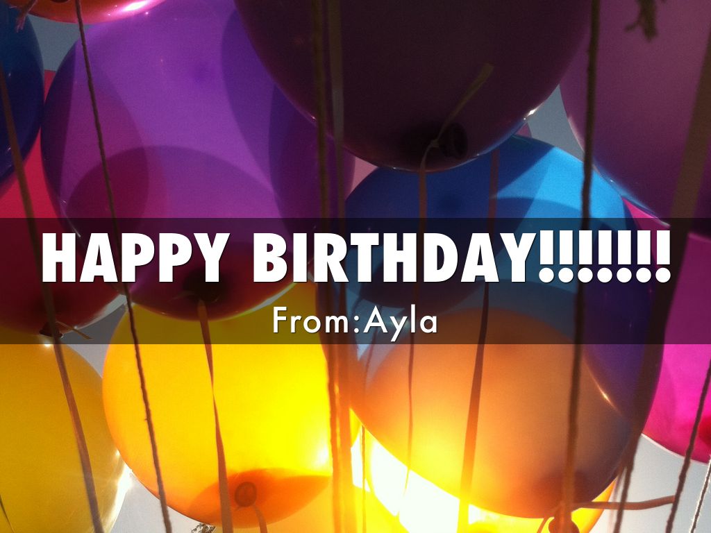 HAPPY BIRTHDAY!!!!!!!