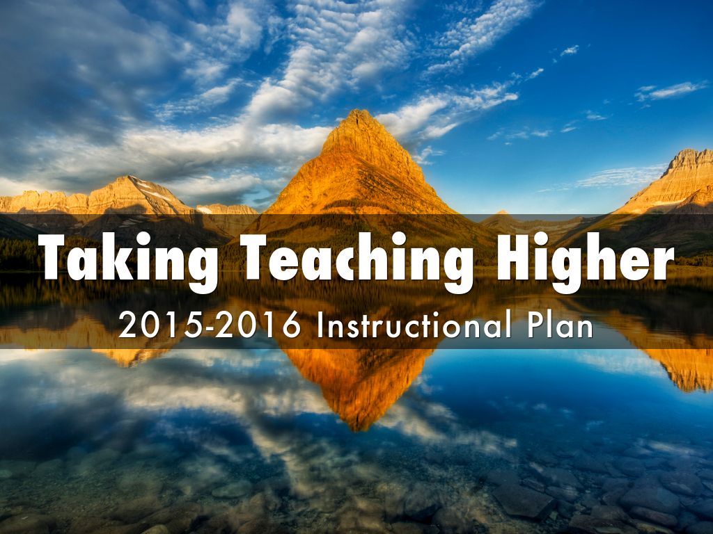 Taking Teaching Higher