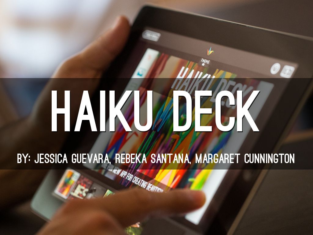 Copy of Untitled Haiku Deck