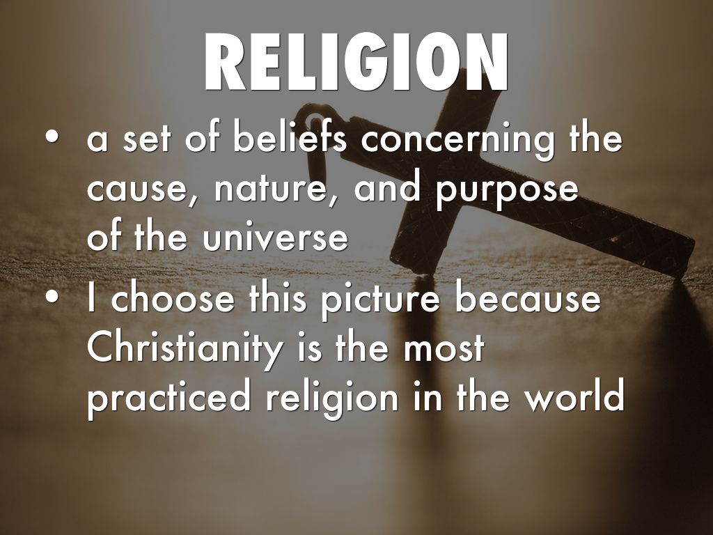 was religion the cause of the Religion can be explained as a set of beliefs concerning the cause, nature, and purpose of the universe, especially when considered as the creation of a superhuman agency or agencies, usually involving devotional and ritual observances, and often containing a moral code governing the conduct of human affairs. was religion the cause of the Religion can be explained as a set of beliefs concerning the cause, nature, and purpose of the universe, especially when considered as the creation of a superhuman agency or agencies, usually involving devotional and ritual observances, and often containing a moral code governing the conduct of human affairs.