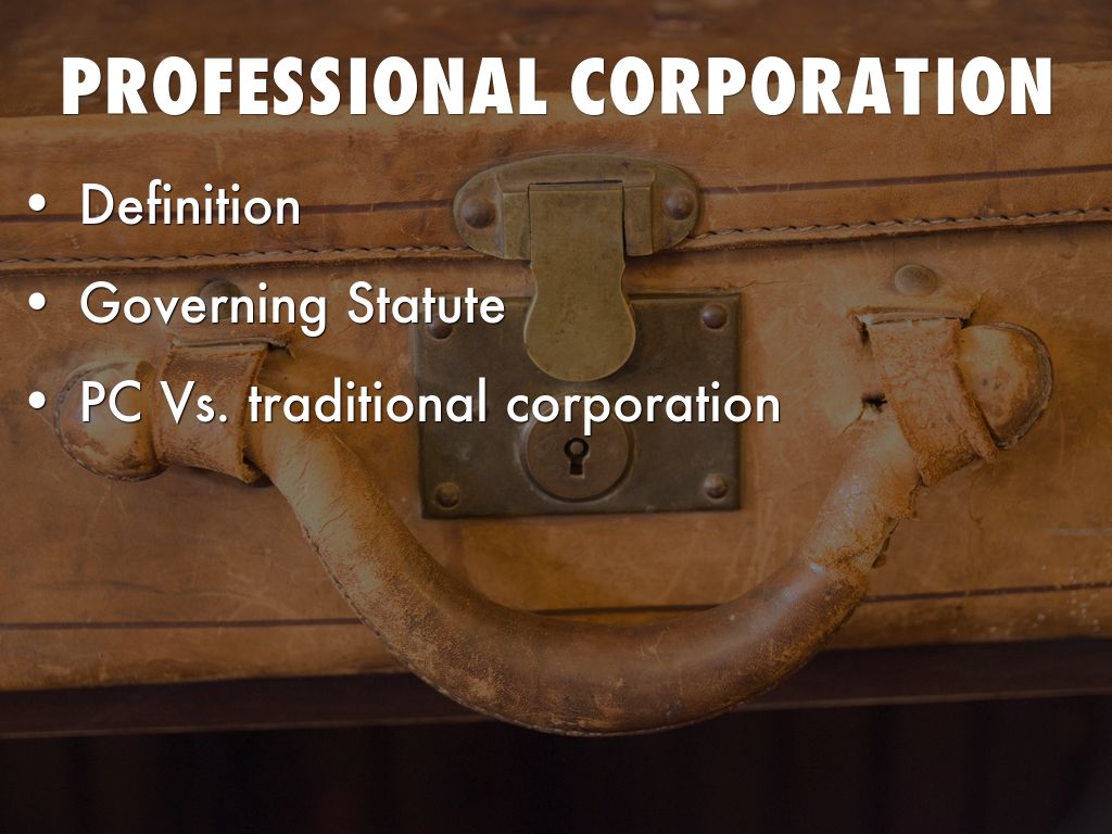 LLC or PC? by Doyle Zachary