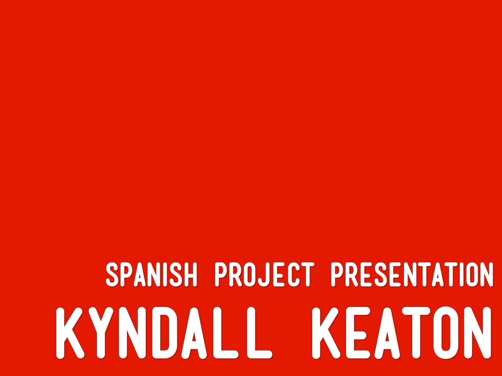 Spanish Presentation 