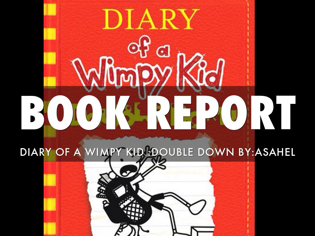 book report diary of a wimpy kid double down