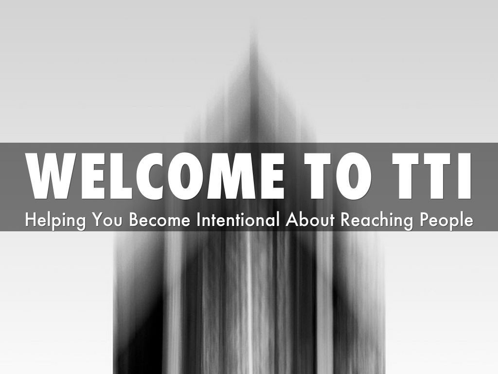 Welcome to TTI