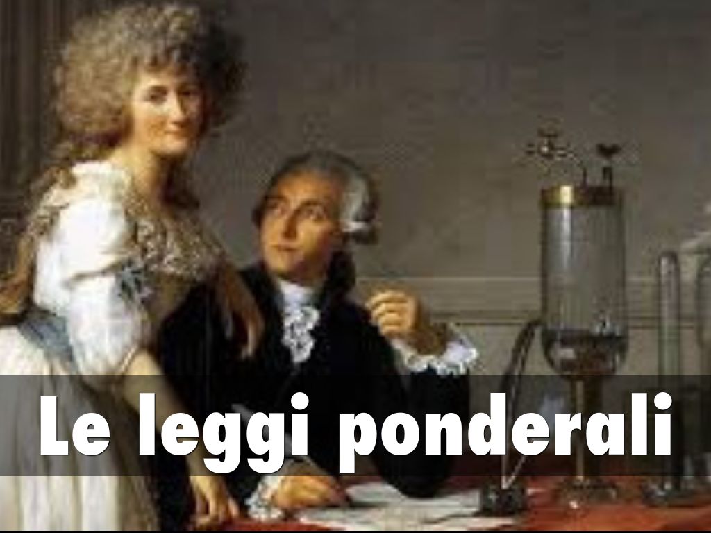 Le leggi ponderali