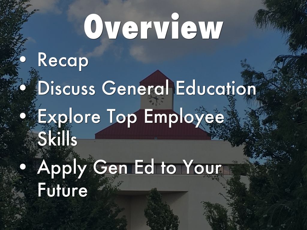 Are You Generally Educated?